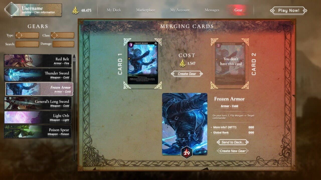 Gear merging